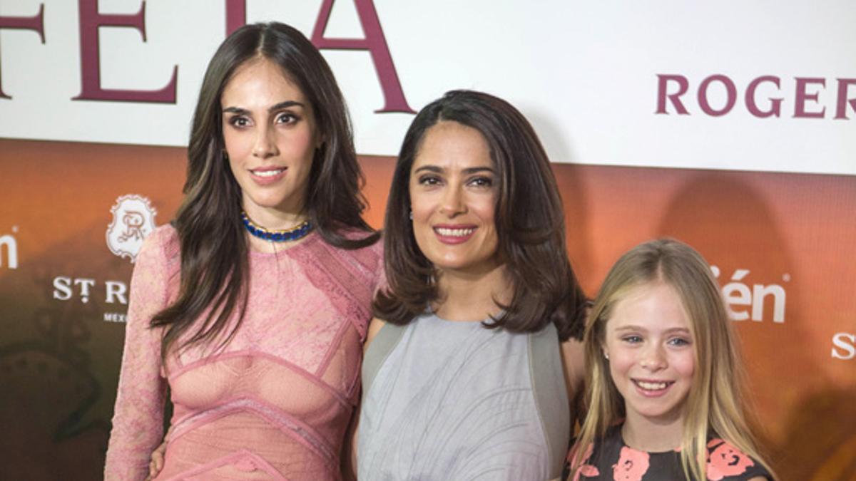 Salma Hayek, Sandra Echevarria y Loreto Peralta en el estreno de 'El Profeta'