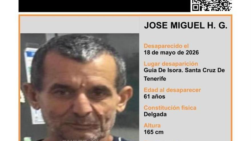 Missing 61-year-old man found safe in Tenerife after search operation