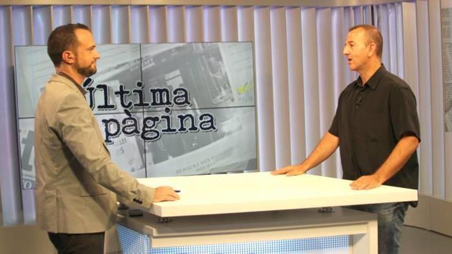 Víctor Almonacid, experto en administración electrónica, junto a Gustavo Clemente en Levante TV.