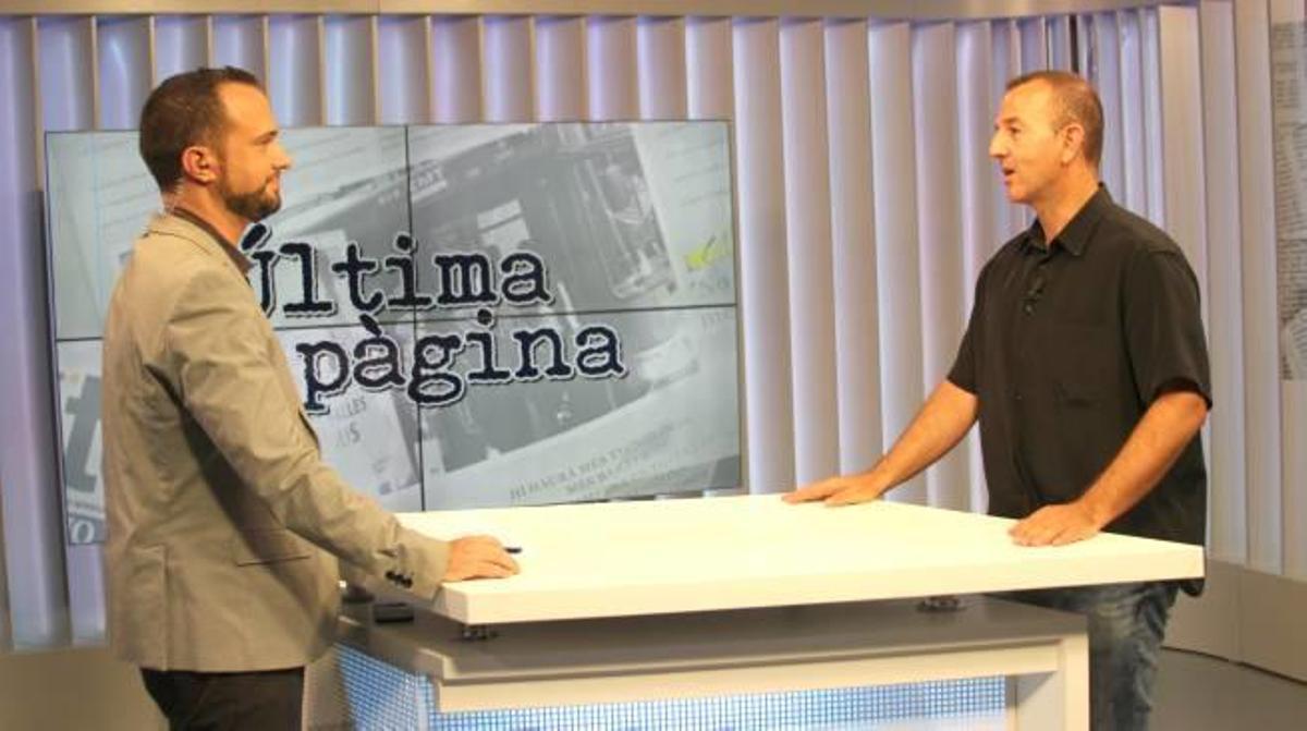 Víctor Almonacid, experto en administración electrónica, junto a Gustavo Clemente en Levante TV.