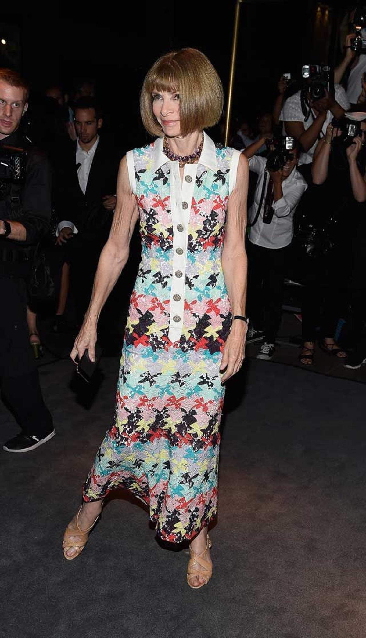 Anna Wintour en la New York Fashion Week.