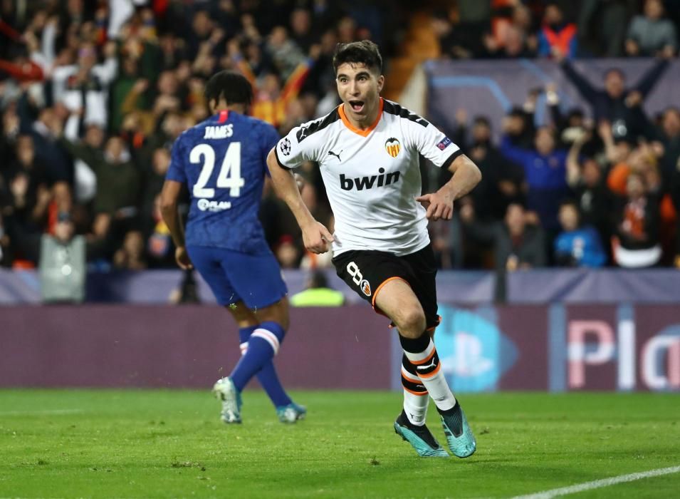 El estadio de Mestalla vivió un gran ambiente