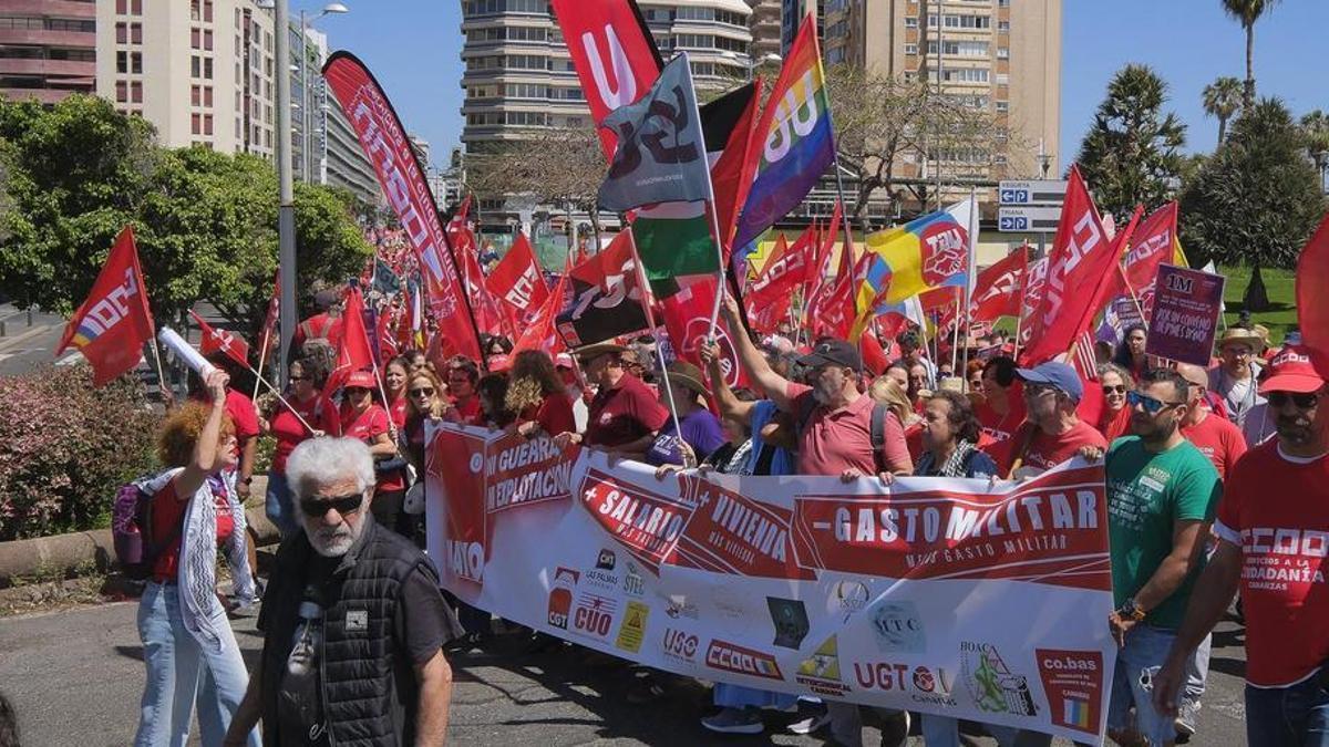 Manifestación 1 de mayo en Las Palmas de Gran Canaria