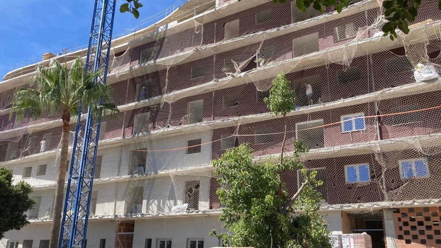 Una de las promociones de vivienda protegida que se ejecuta en Marbella.