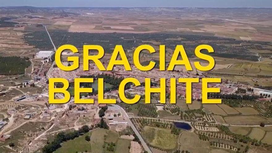 Belchite se suma a la ola de agradecimientos en la lucha contra el coronavirus