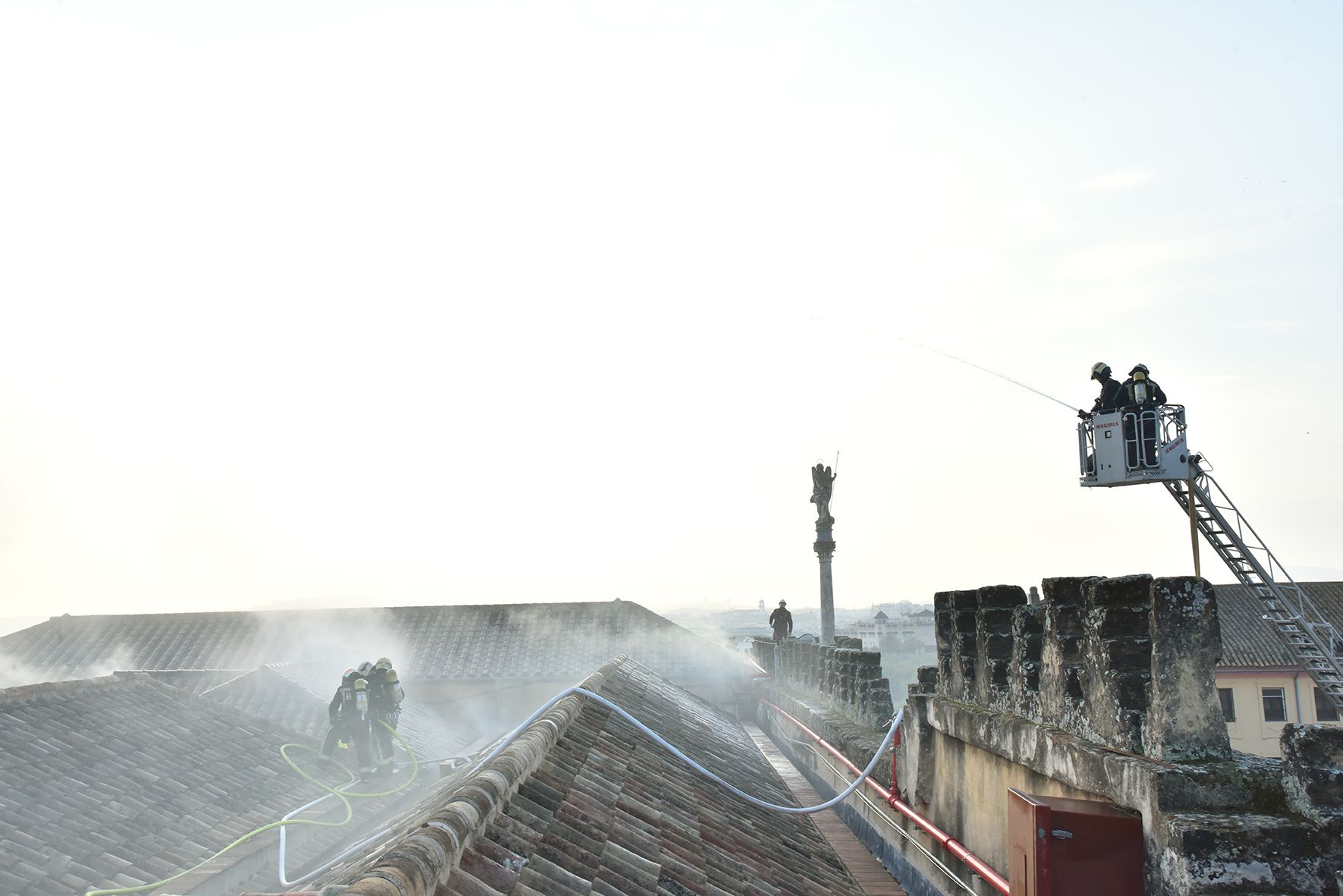 Simulacro de incendio en la Mezquita-Catedral de Córdoba