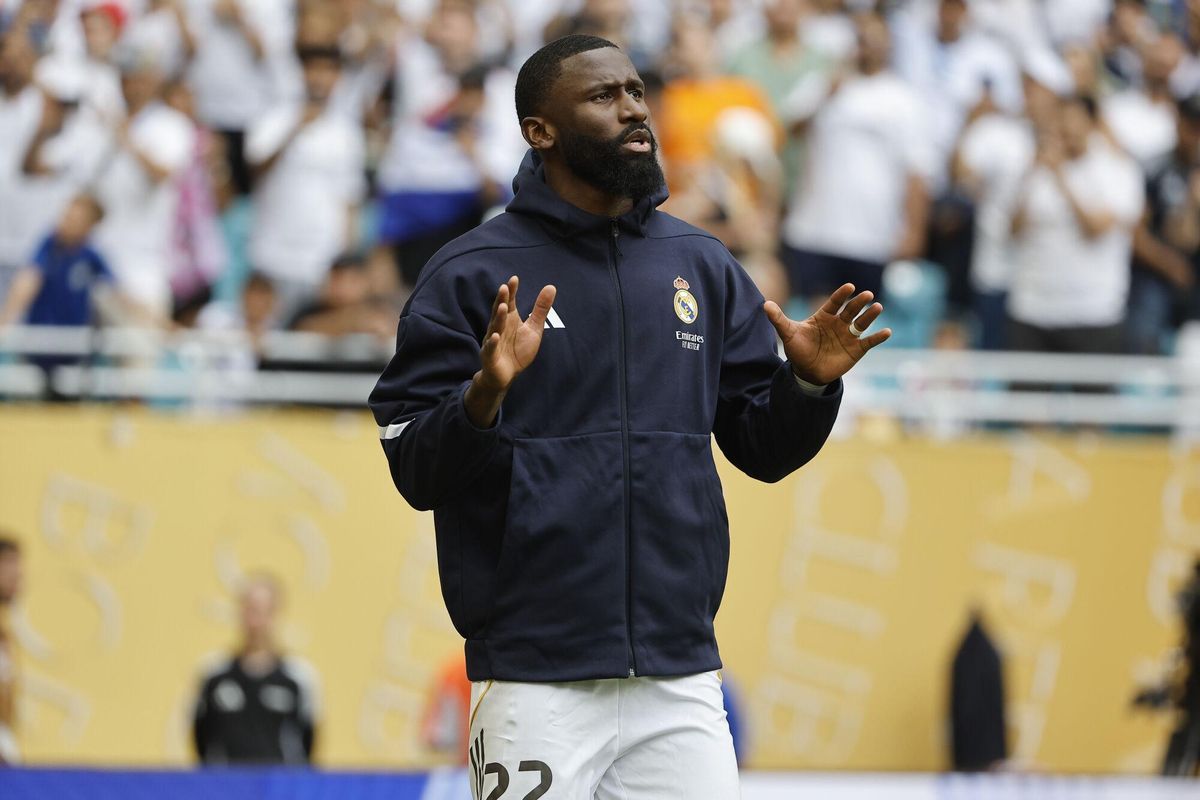 El Madrid perd Rüdiger per lesió abans d’Anoeta El Madrid perd Rüdiger per lesió abans d’Anoeta
