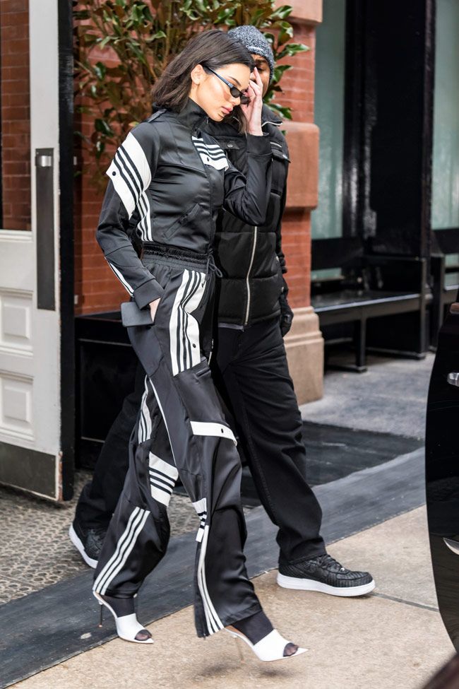 Jenner y Hailey Baldwin con chándal y tacones en Semana de la Moda de Nueva York - Woman