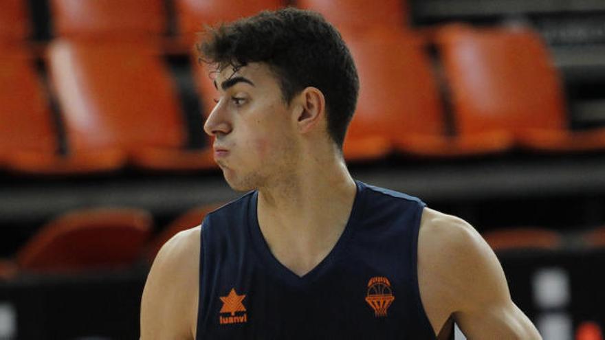 Josep Puerto, durante un entrenamiento.