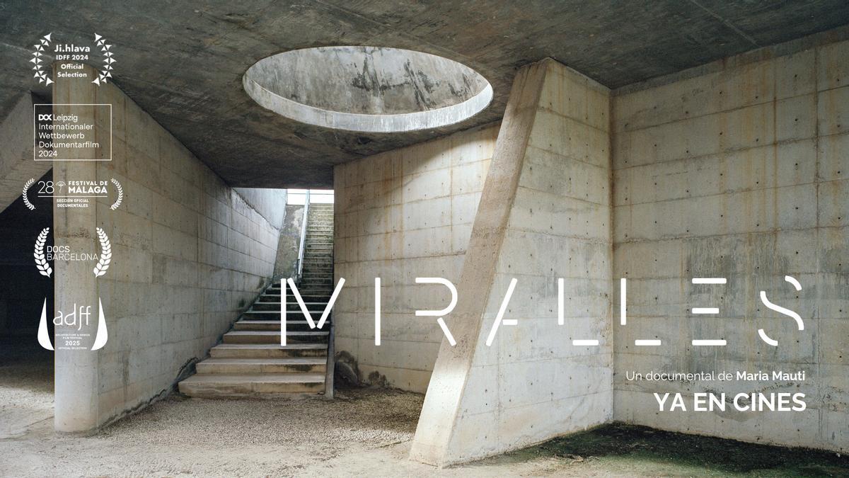 El cartel del documental de Maria Mauti sobre Enric Miralles.