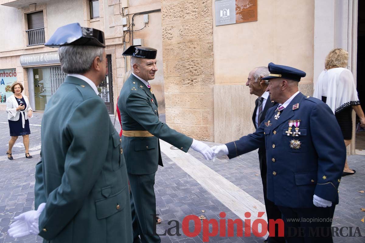 Celebración de la patrona de la Guardia Civil en Caravaca