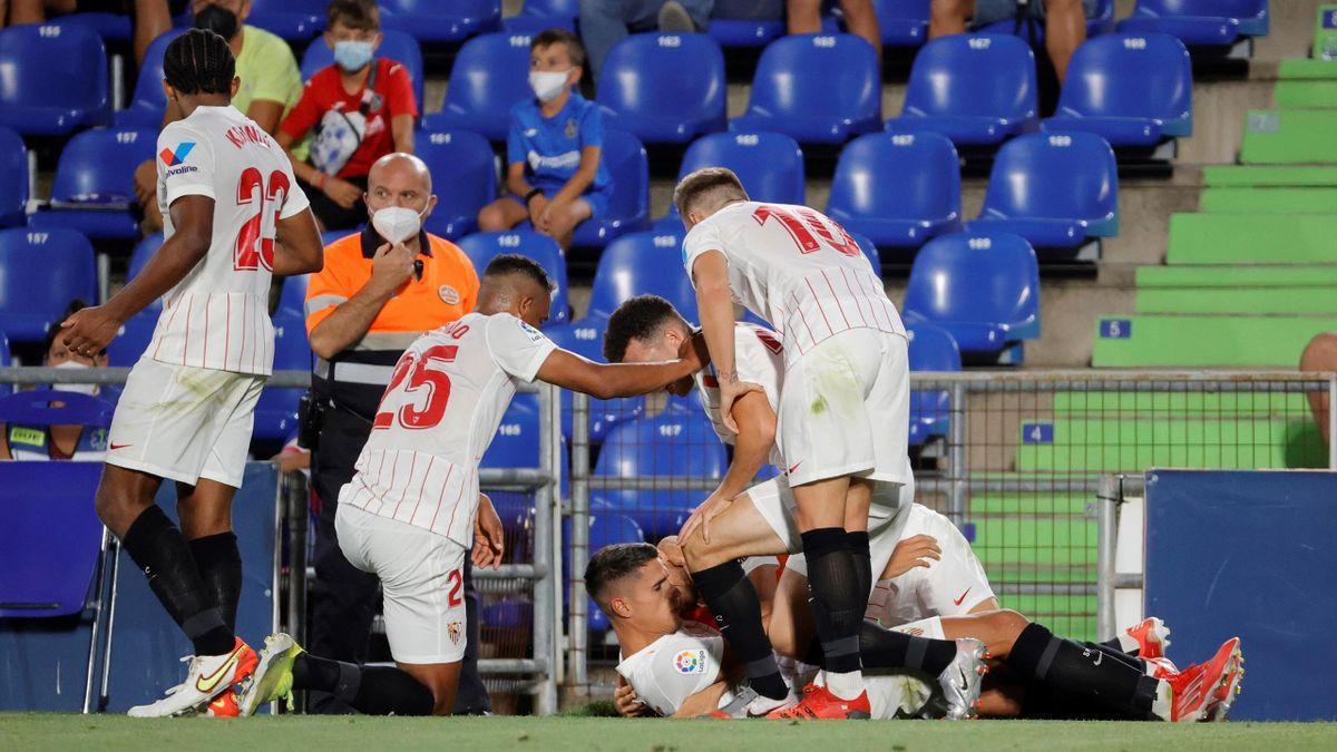 Lamela fa líder el Sevilla amb un gol a Getafe en l’últim sospir