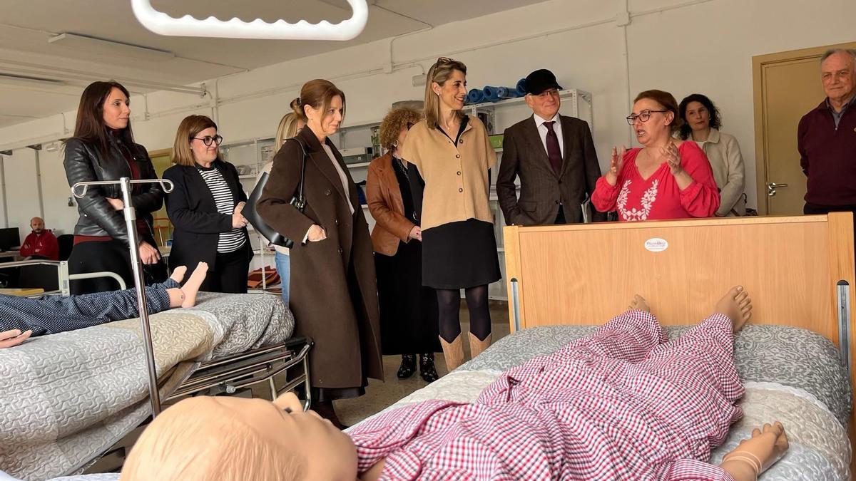 Una de las salas que se han habilitado para los cursos de la escuela taller de Crevillent