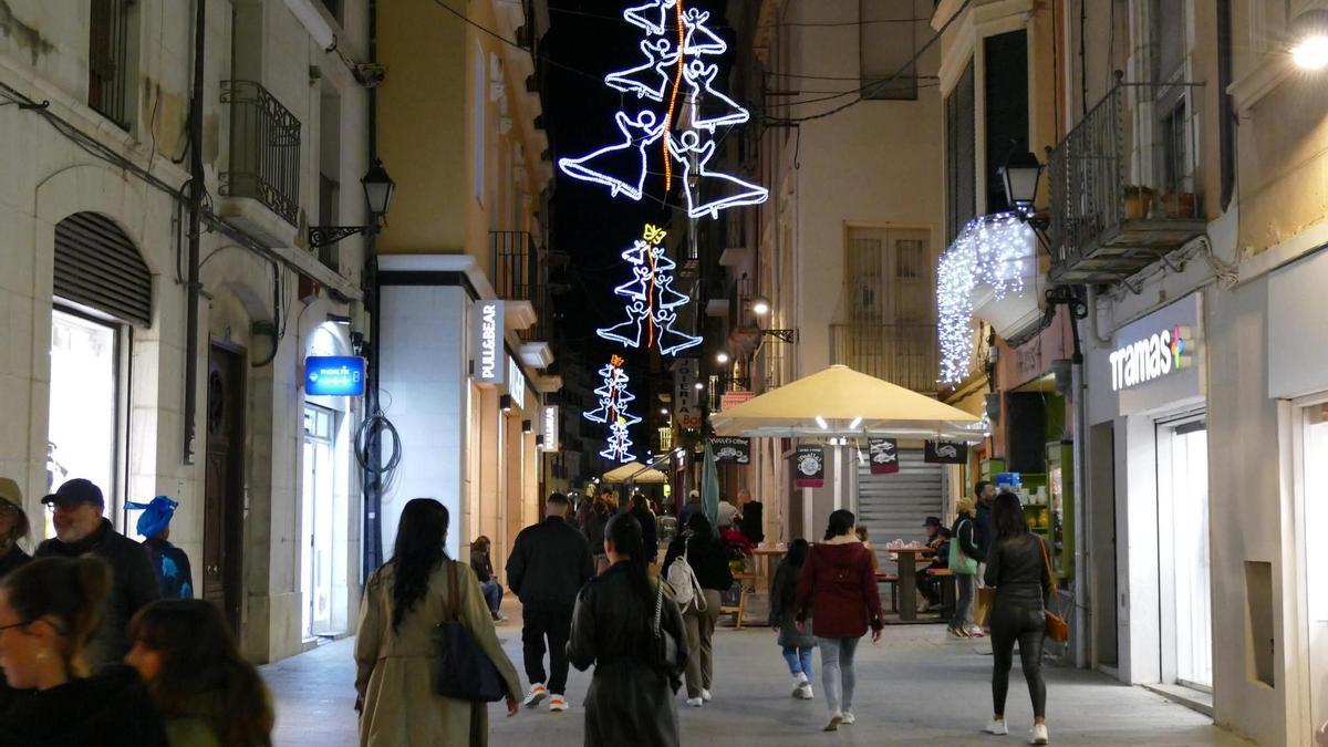 Ambient comercial a Figueres aquest Nadal.
