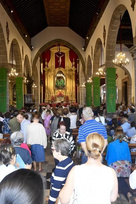 14-10-19 GRAN CANARIA. IGLESIA DE SANTA MARIA DE GUIA. SANTA MARIA DE GUIA. La Virgen del Pino en la Iglesia de Santa Maria de Guía. Fotos: Juan Castro.  | 14/10/2019 | Fotógrafo: Juan Carlos Castro