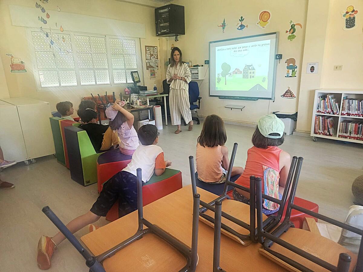 Imagen de una actividad realizada por la ANPA A Cantoñeira en Teo