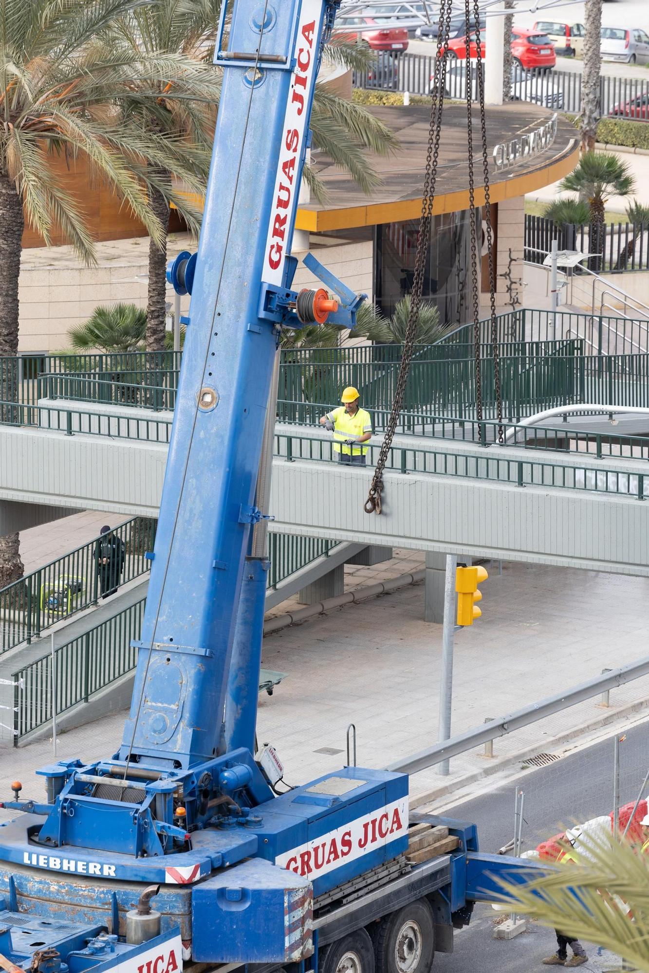 Galería: Así han sido los trabajos de reparación del puente de la E-10 de Ibiza