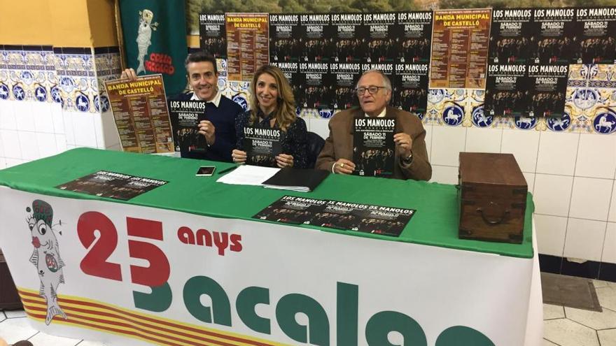 La Colla Bacalao trae a Los Manolos a Castellón en su regreso a los escenarios