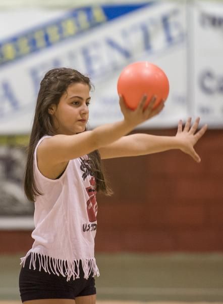 Exhibición de la Escuela de gimnasia rítmica