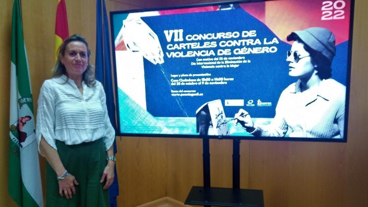 Presentación del concurso de carteles sobre la violencia de género en Puente Genil.