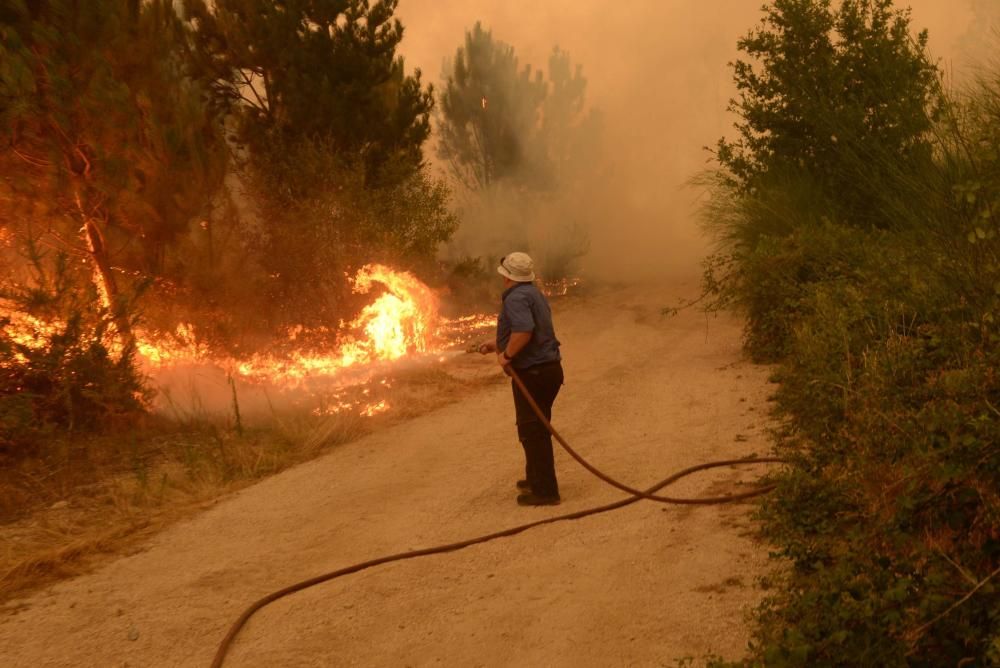 Incendio en Castroagudín