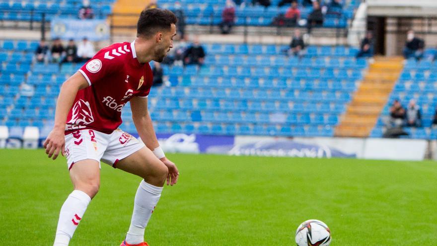 Mario Sánchez, del Real Murcia, en el Rico Pérez.