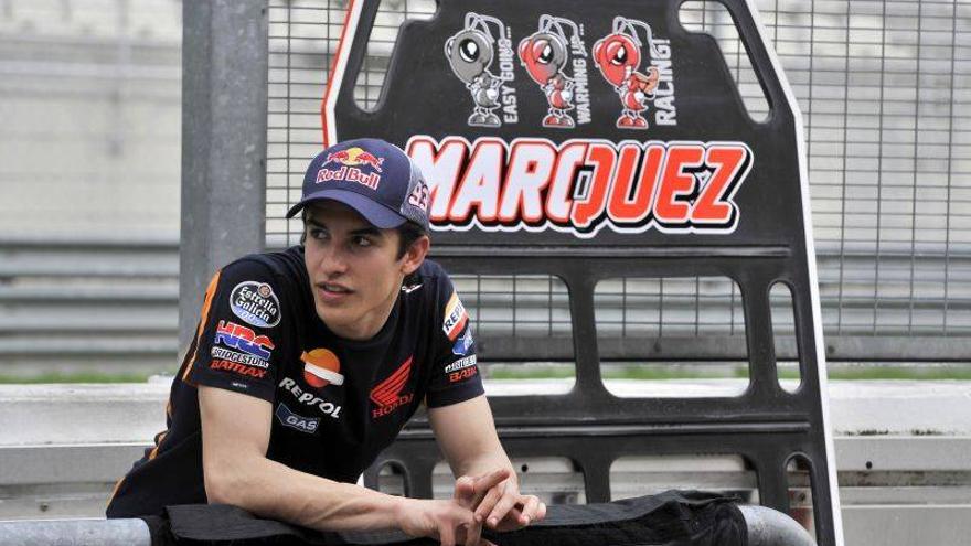 Márquez, un intruso en el trío de aspirantes al título