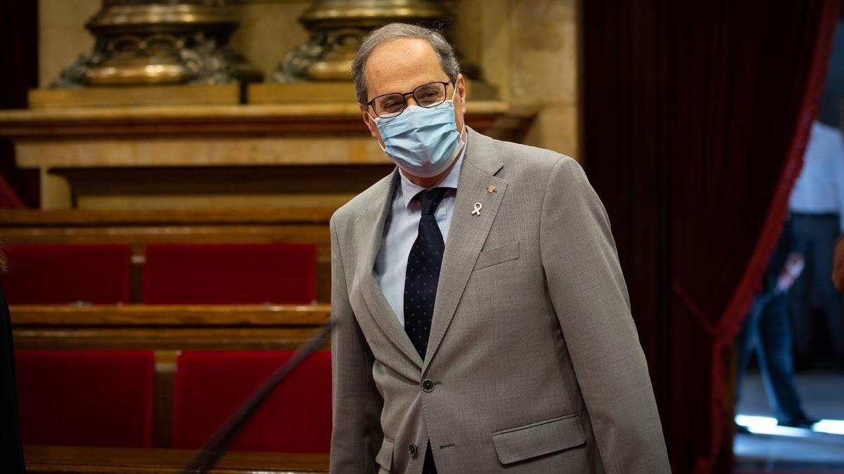 Torra dice que no puede estar "contento ni satisfecho" ante la crisis del coronavirus