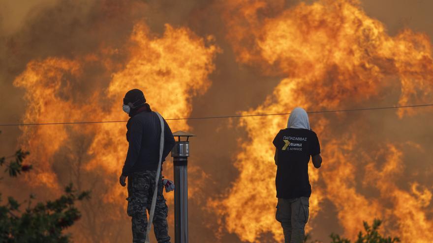 Los incendios en Europa, en imágenes