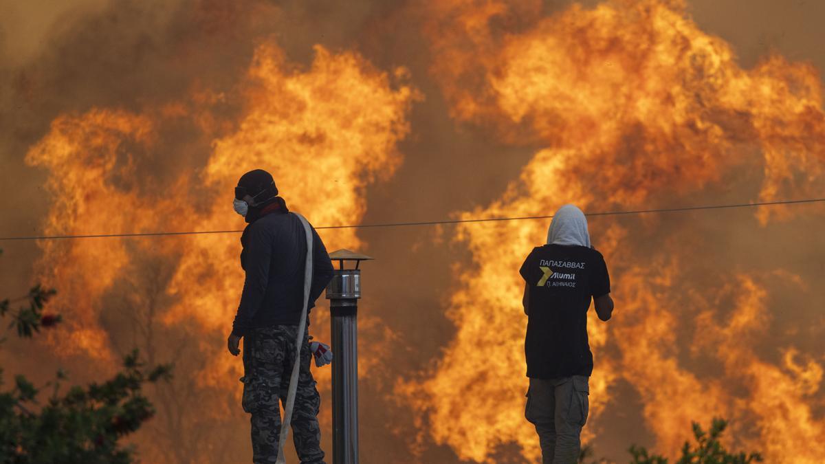 Los incendios en Europa, en imágenes.