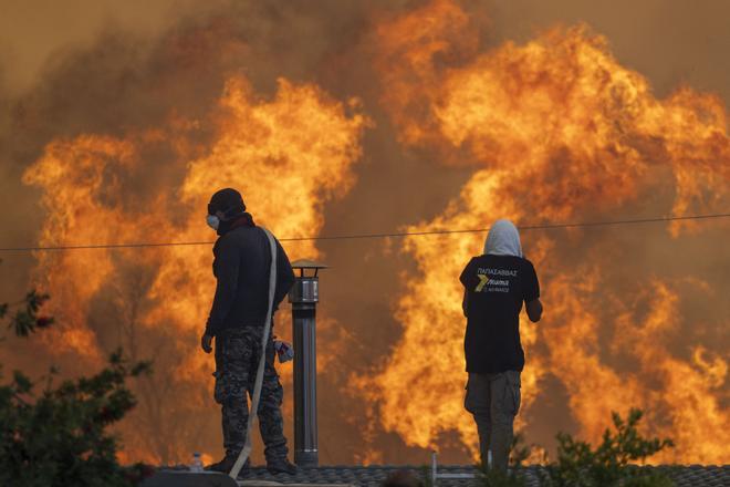 Los incendios en Europa, en imágenes.
