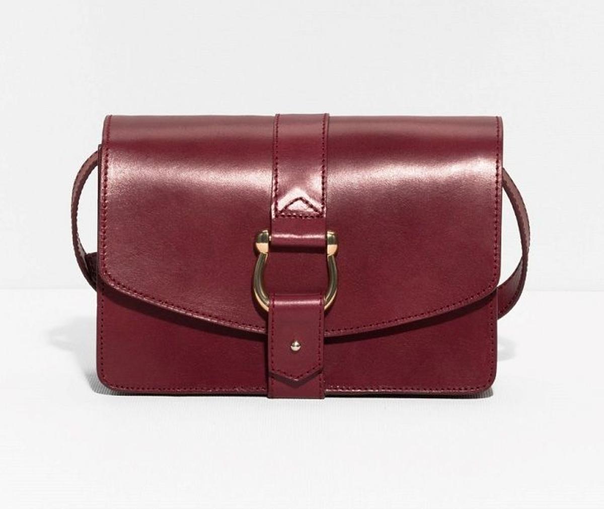 Básicos otoño 2015, bolso bandolera marsala