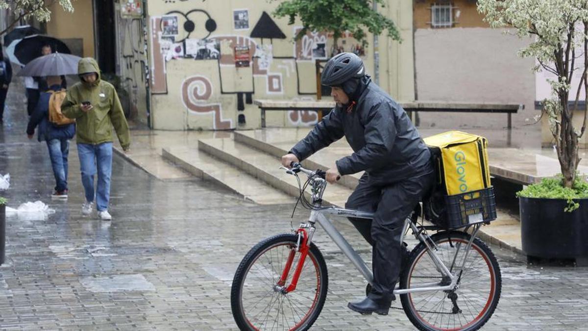 Rider trabajando.