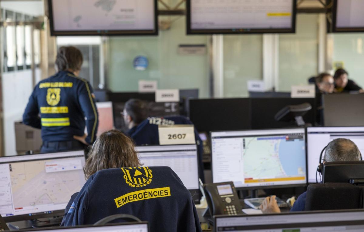 El operativo de emergencias del Govern se coordinada desde esta sala. | G. BOSCH
