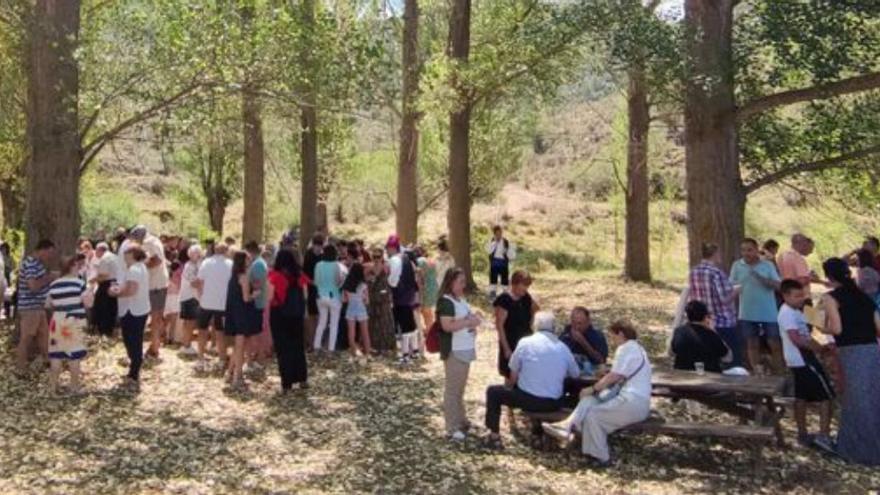 Celebración de los actos festivos en Santa Bárbara.