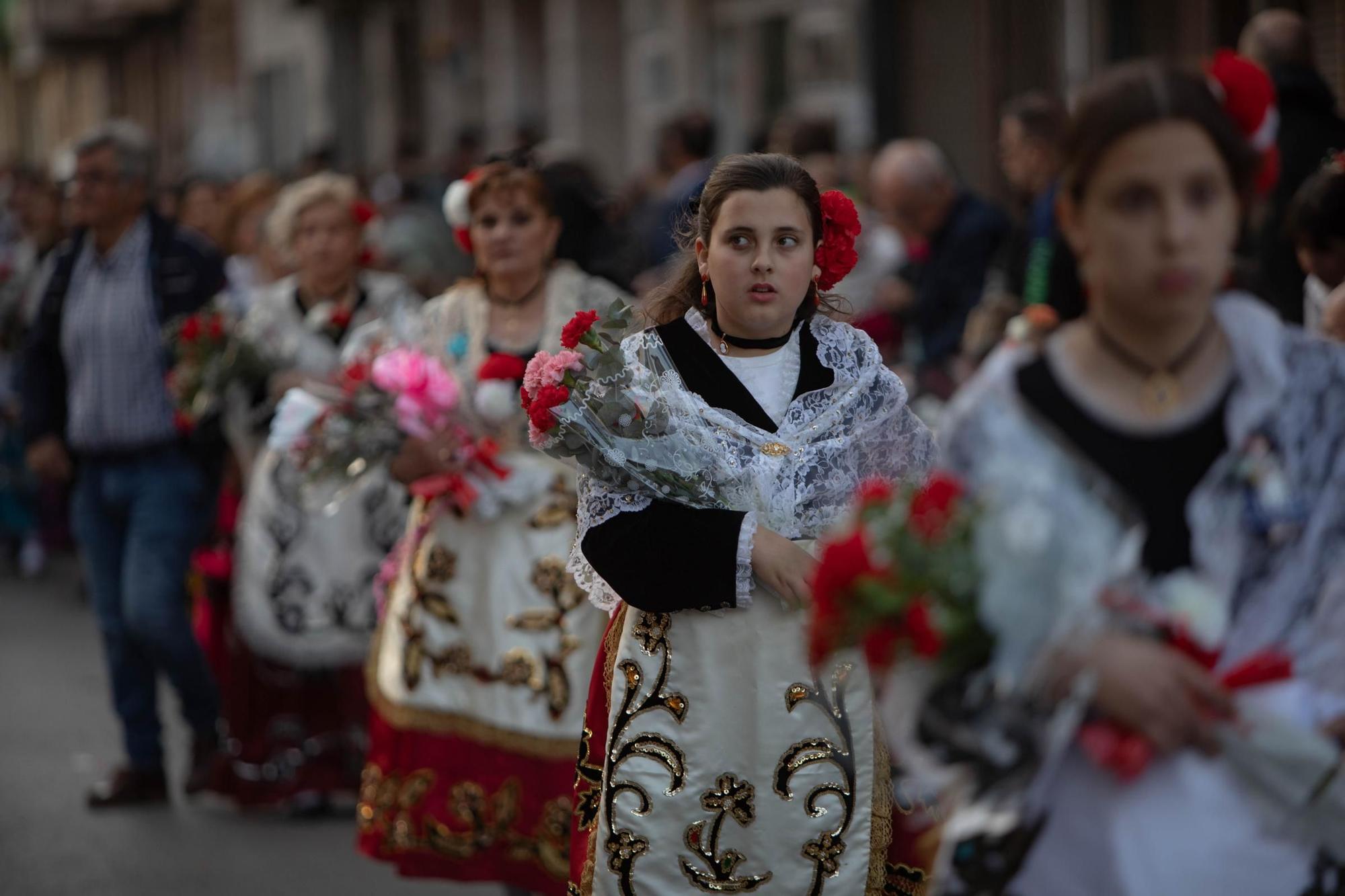 Ofrenda floral a la Virgen de la Caridad en Cartagena