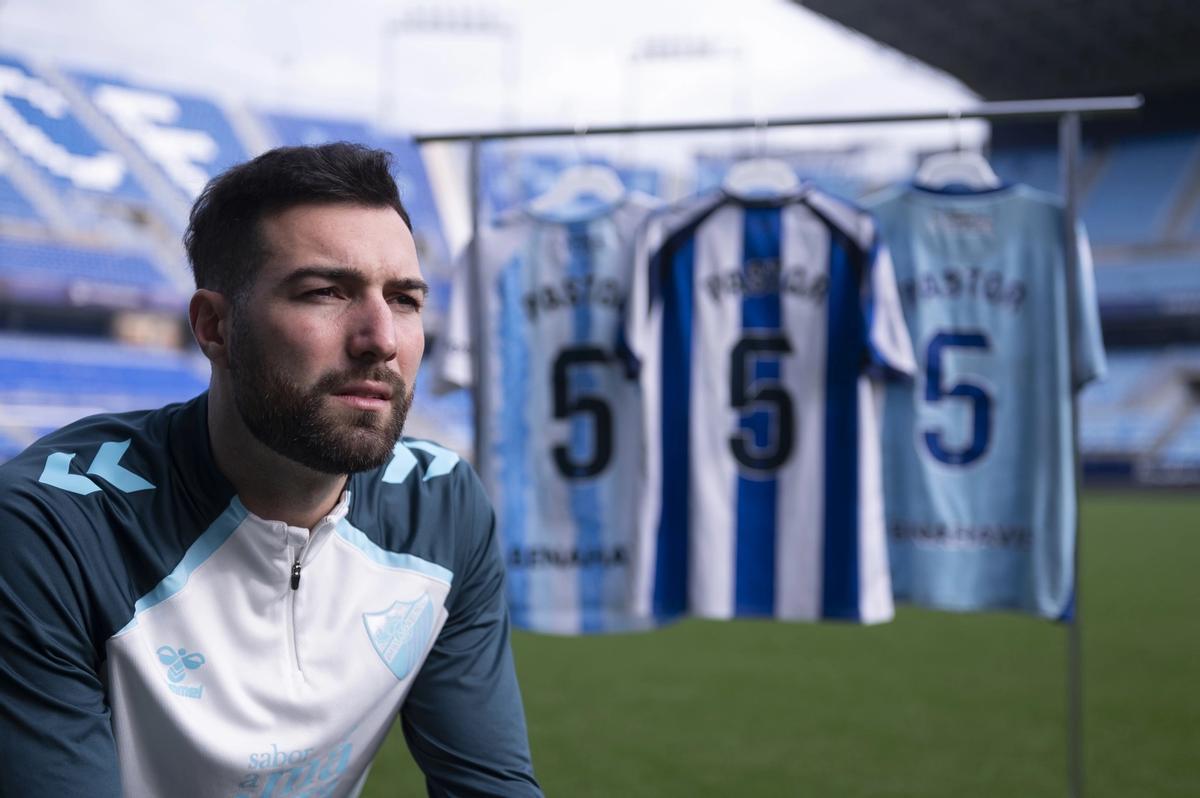 Álex Pastor habla tras su renovación con el Málaga CF hasta 2028.