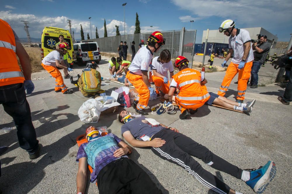 Simulacro de emergencias IES Leonado Da Vinci