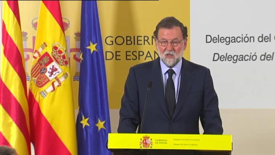 Vídeo / Rajoy decreta tres días de luto por el atentado de Barcelona