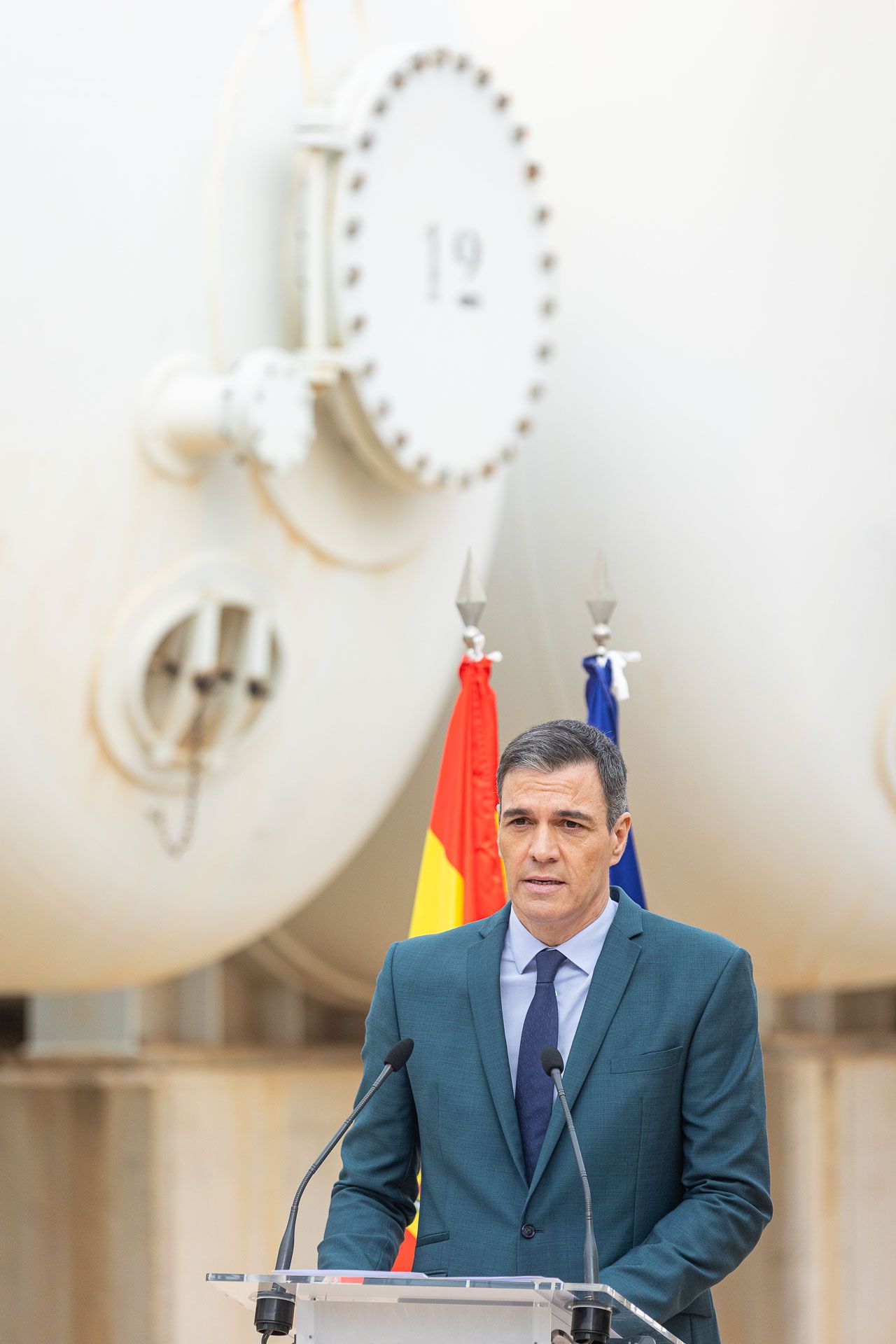 Pedro Sánchez visita la desalinizadora de Torrevieja