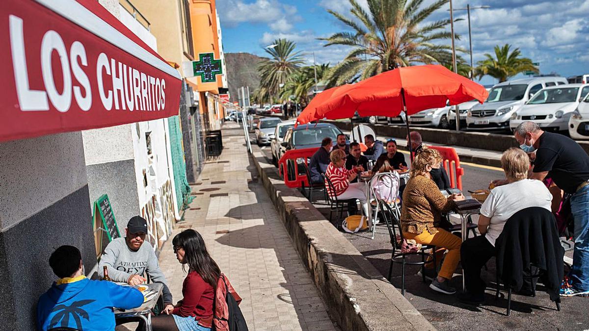 Terrazas exprés en Santa Cruz de Tenerife.