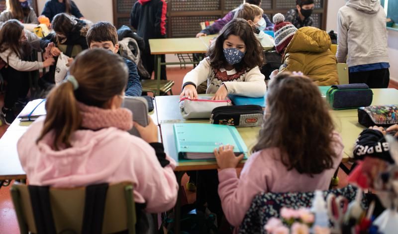 Reanudación de las clases en Tenerife tras las vacaciones navideñas