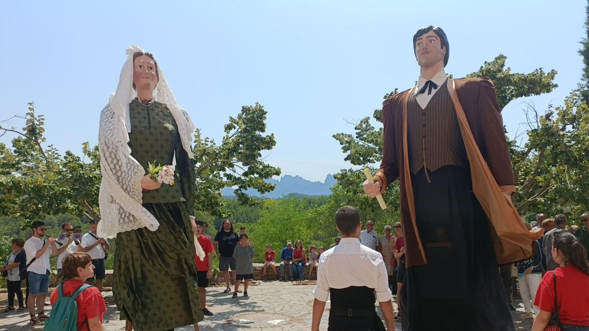 Ballada dels gegants a la festa de l’any passat