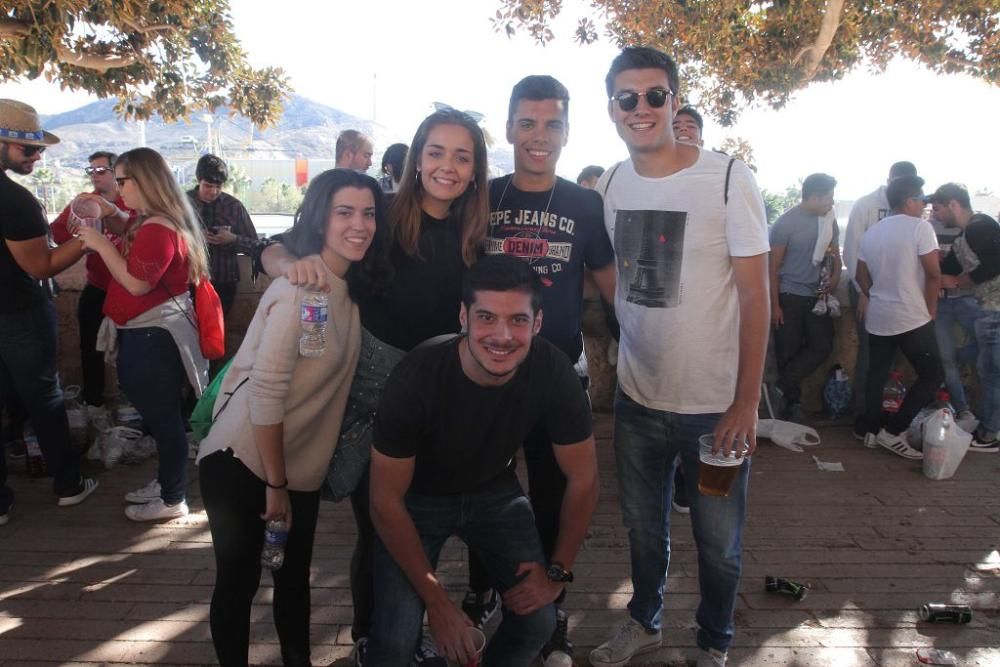 Centenares de estudiantes en la bienvenida de la UPCT