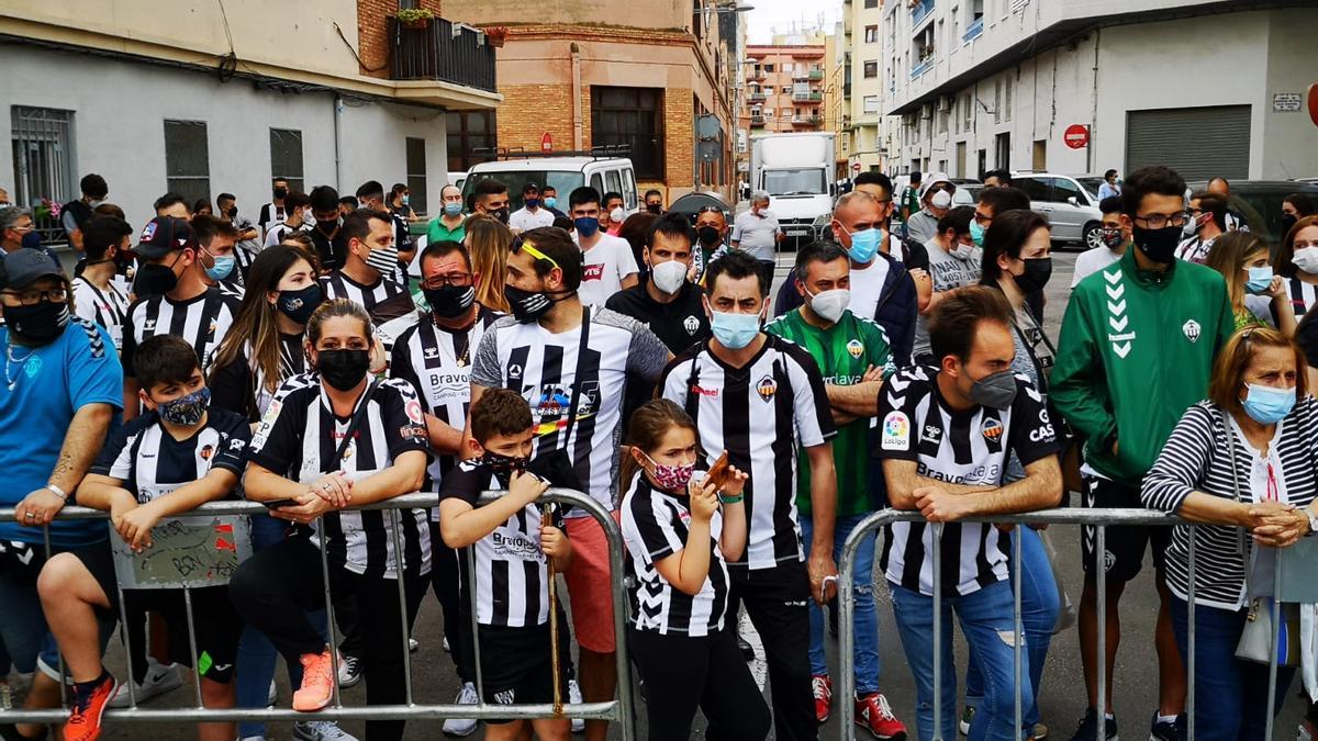 Así ha sido la llegada del CD Castellón a Castalia