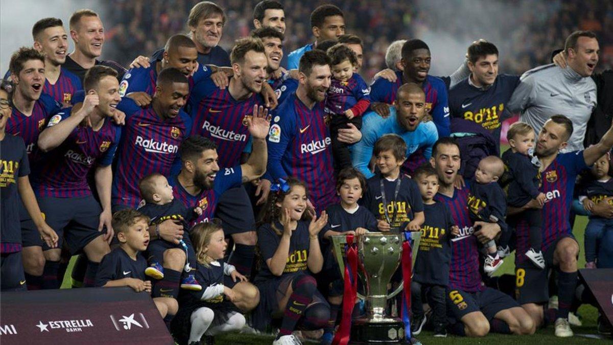 El Barça es el vigente campeón; la última Liga la celebró con tres jornadas de margen