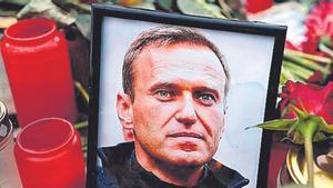 Homenaje a Navalny en Berlín.