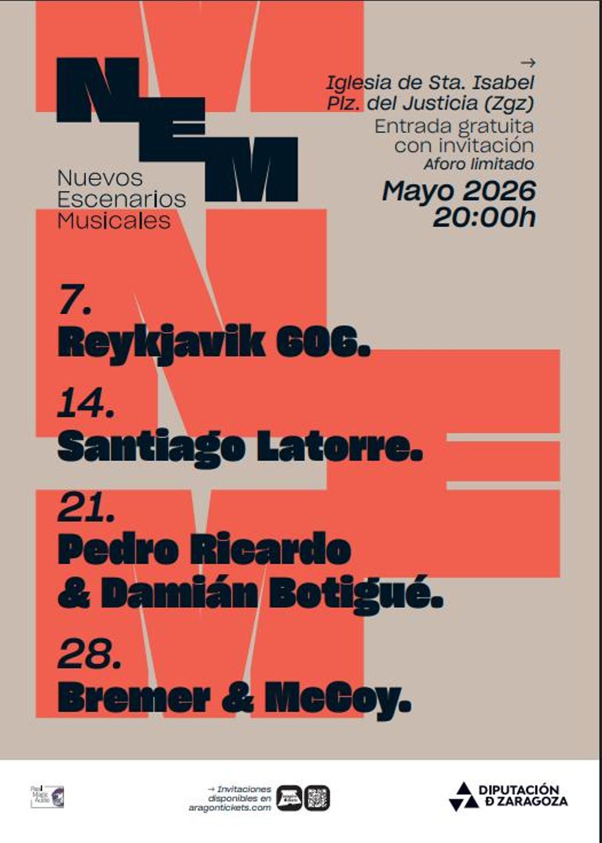 El cartel de la primera edición de NEM.