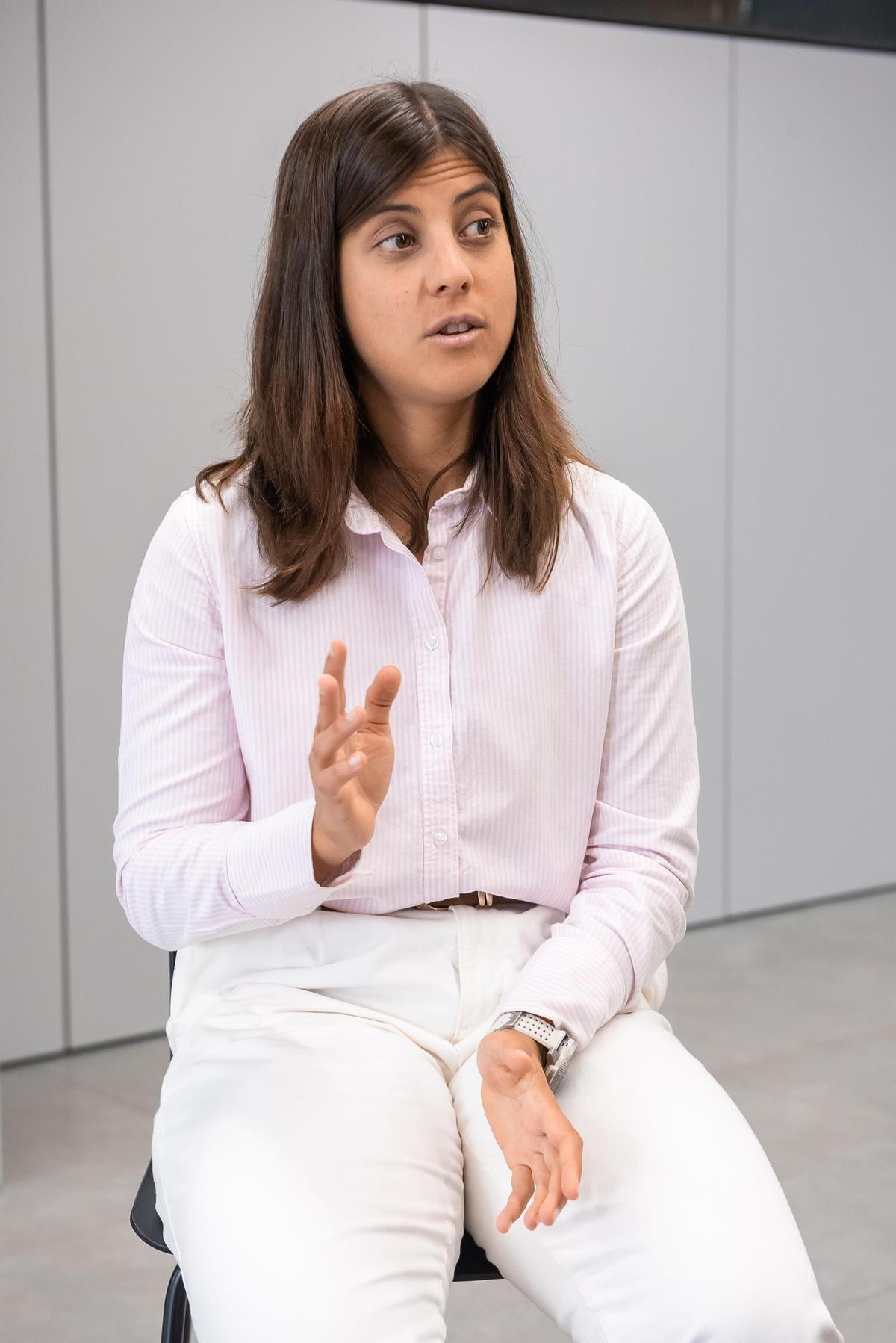 Doctora Maria Ventura, jefa de estudios de enfermería del CESAG.