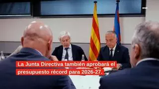 La Junta Directiva recibe un notable por parte de los socios y socias en el Observatori Blaugrana